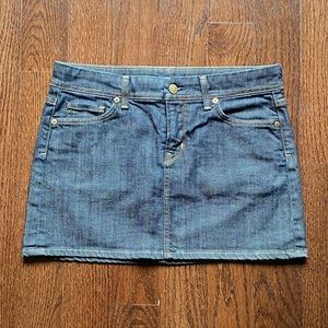 Citizens of Humanity Denim Mini Skirt Size 28